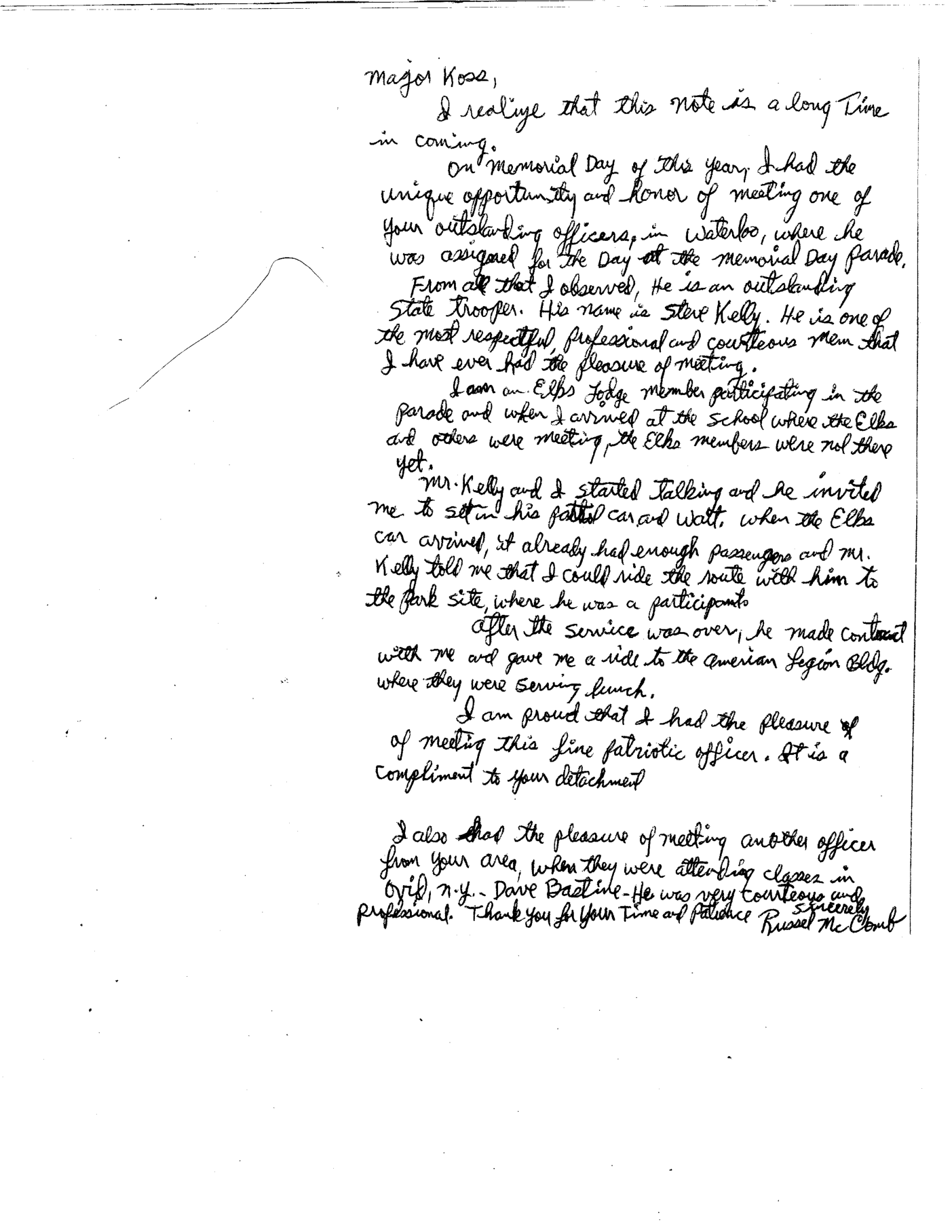 Citizen letter