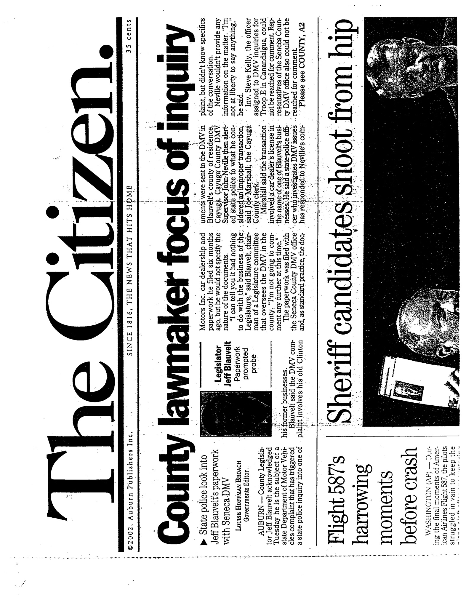 County lawmaker focus of inquiry