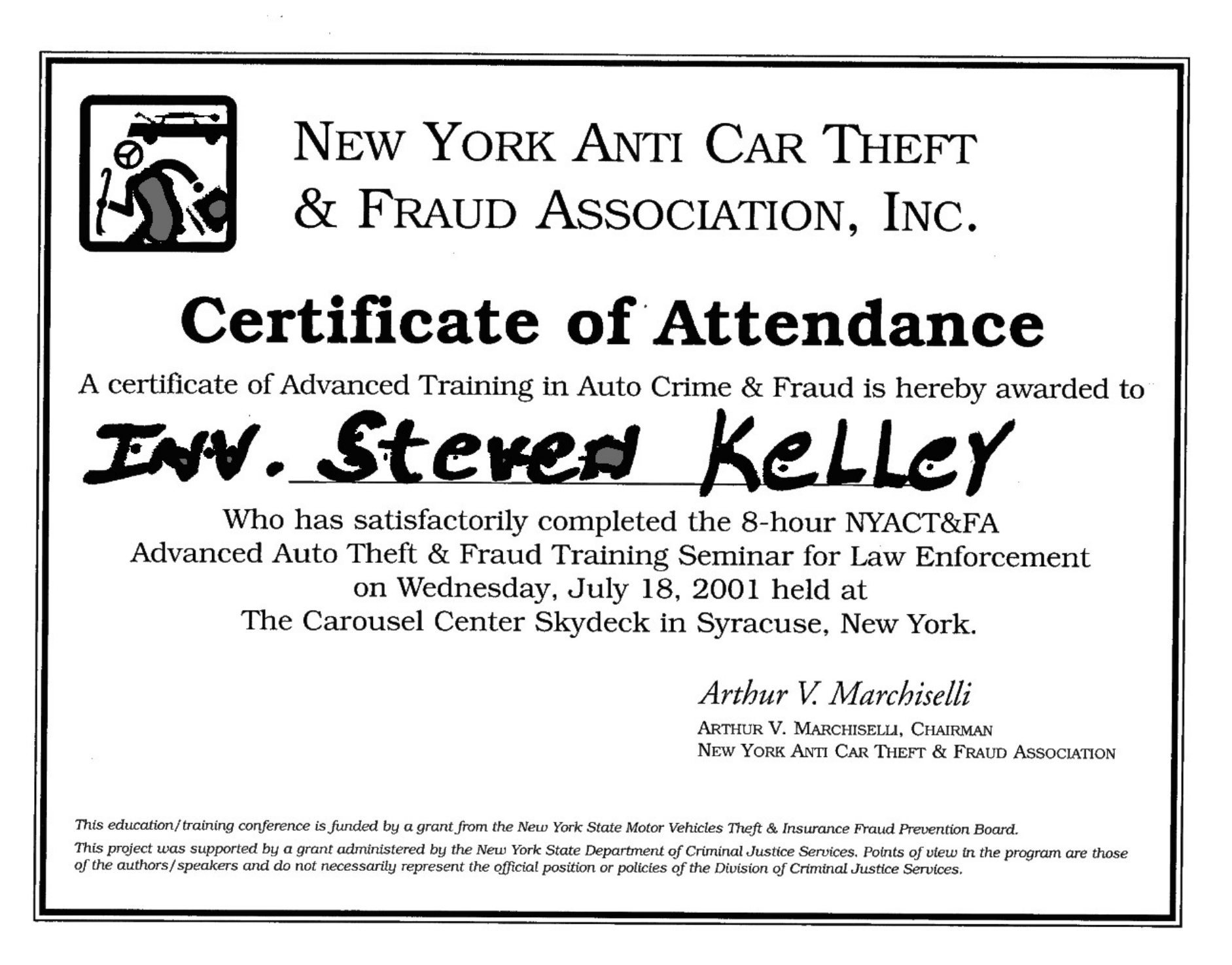 Page 19: Advanced Auto Theft & Fraud Seminar