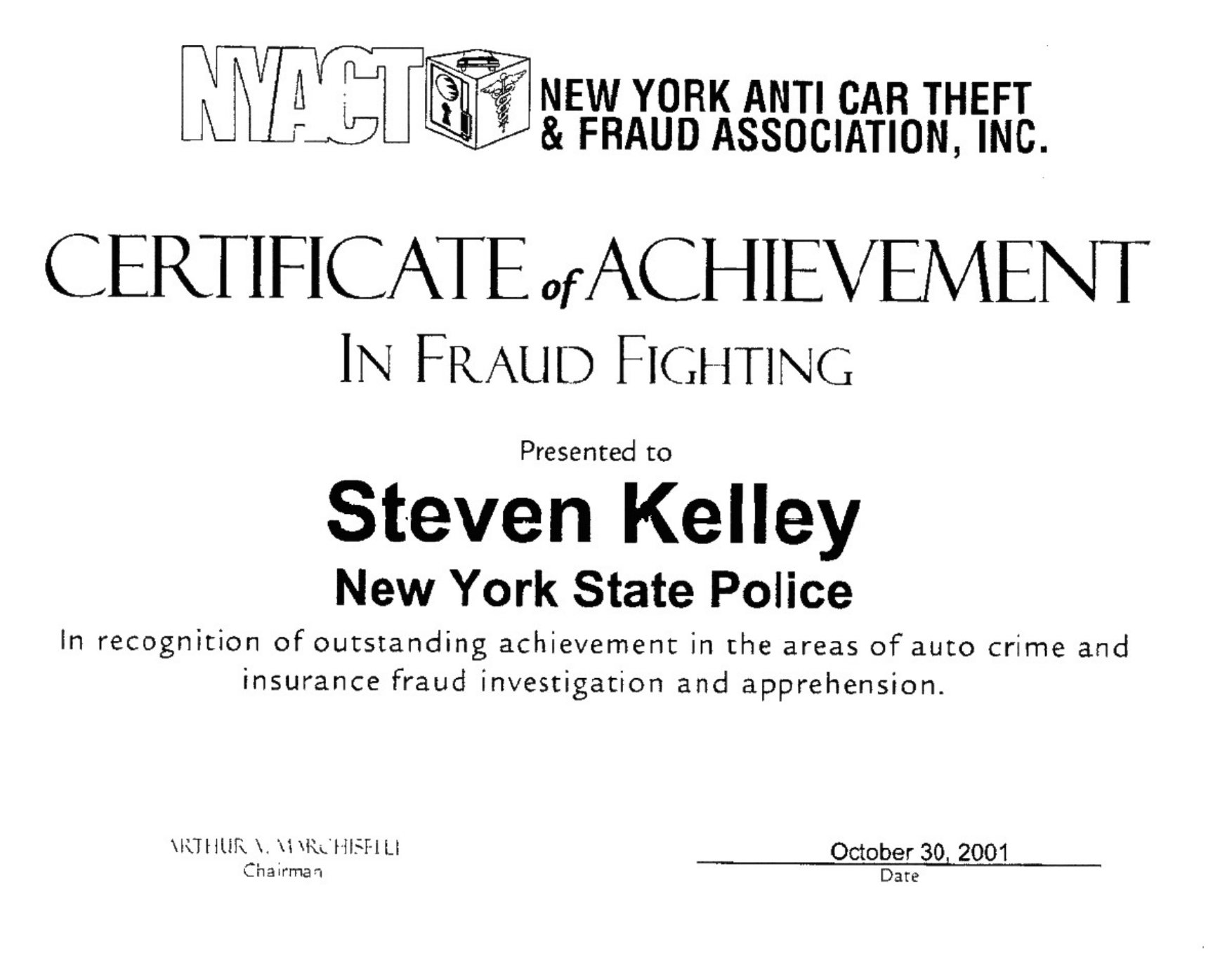 Page 20: Achievement in Fraud Fighting