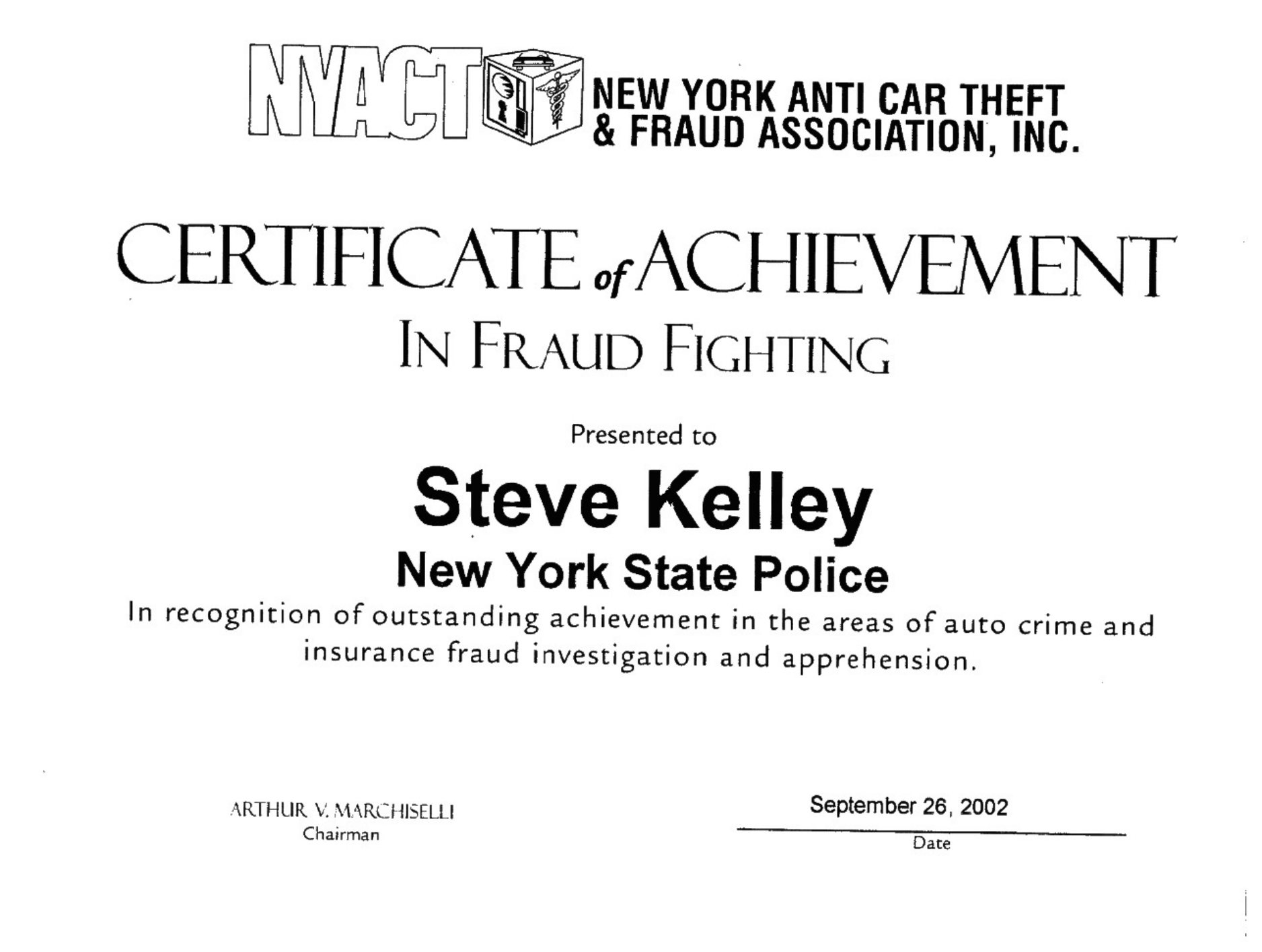 Page 24: Achievement in Fraud Fighting