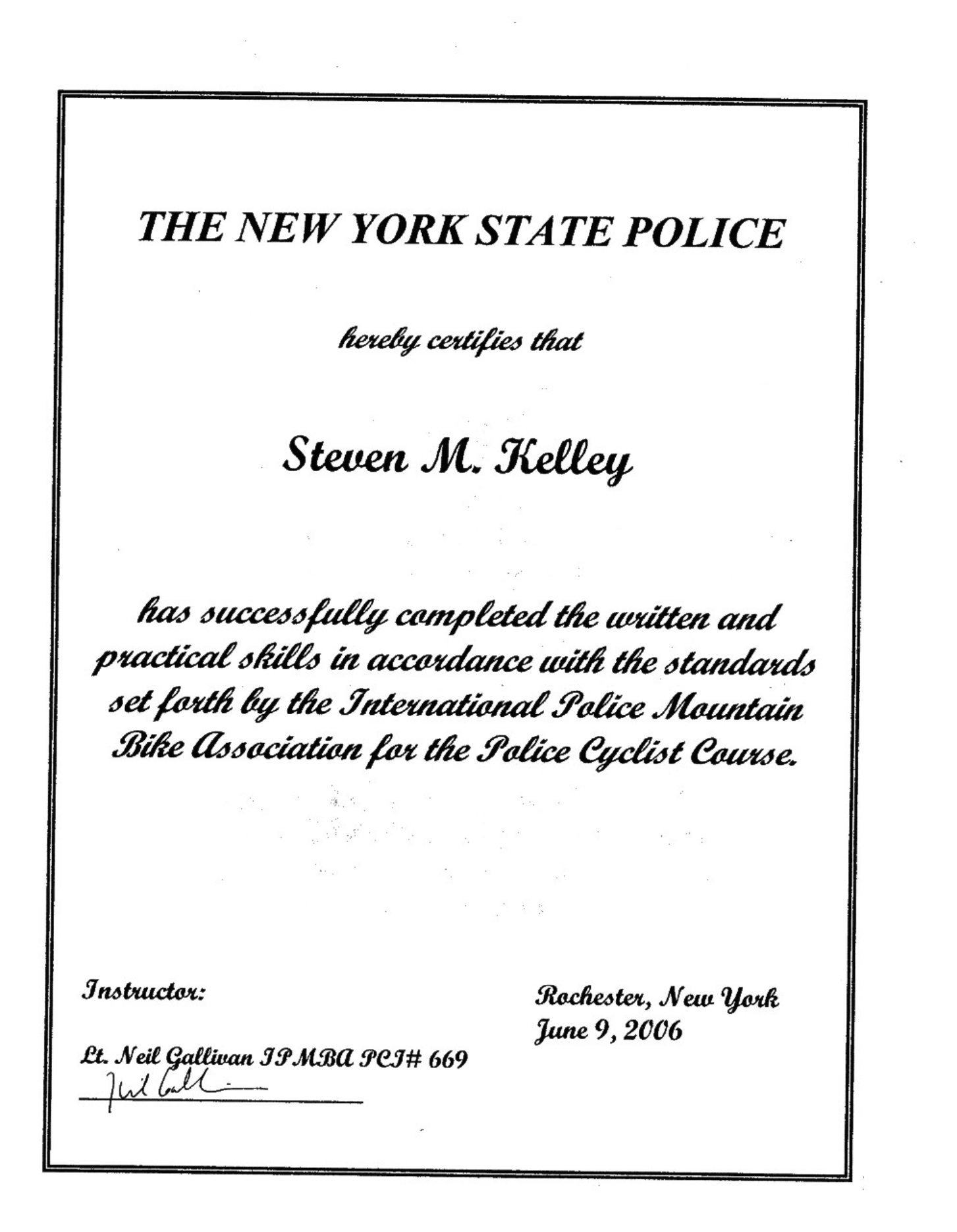 Page 28: Police Cyclist Course