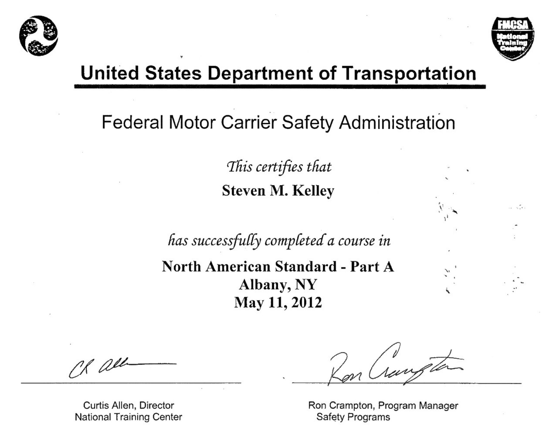 Page 34: North American Standard - Part A